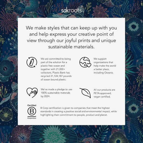 Women's Cotton Recycled Plastic Water Bottle Crossbody Bag Large Eco-Friendly - Picture 7 of 7